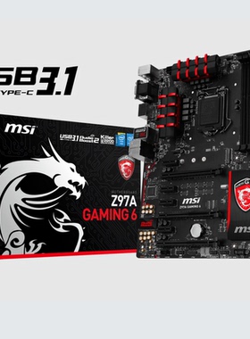微星Z97A GAMING 6台式机主板1150针支持4130 4460 4570 4790kcpu