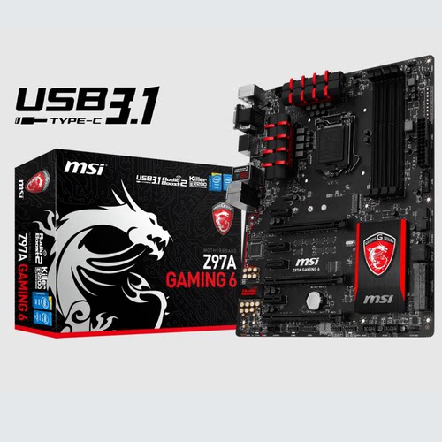 微星Z97A GAMING 6台式机主板1150针支持4130 4460 4570 4790kcpu