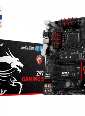 MSI/微星Z97 GAMING5主板1150针支持4130 4460 4570 4790kcpu