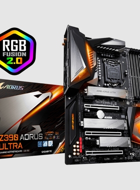 技嘉Z390 AORUS Ultra台式机主板1151针支持8700 9900kfcpu处理器