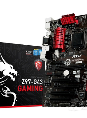微星Z97 G43 GAMING主板1150针支持i34130i54460i747704790kcpu