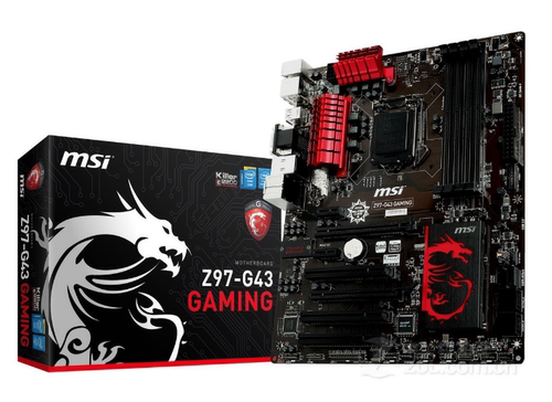 微星Z97 G43 GAMING主板1150针支持i34130i54460i747704790kcpu