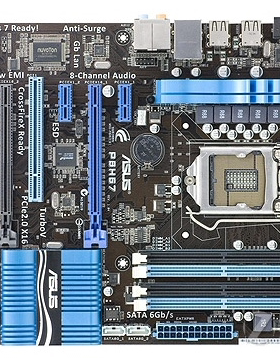 华硕P8H67主板115针支持2120 2300 2700 3570 3770kcpu处理器