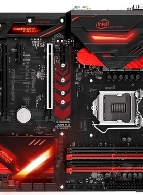 华擎玩家至尊Z270 GAMING K4 1151主板支持i767007700kddr4处理器