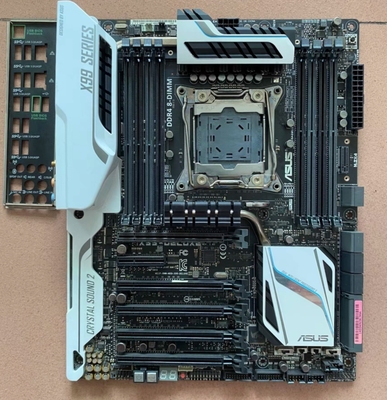 华硕x99 deluxe主板2011-V3针支持i7 5960x E5-2699v42680v3cpu