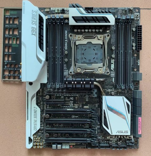 华硕x99 deluxe主板2011-V3针支持i7 5960x E5-2699v42680v3cpu