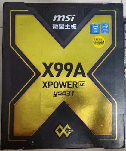 微星x99a xpower ac主板2011v3支持6800k 2680v3 2699v4cpu处理器