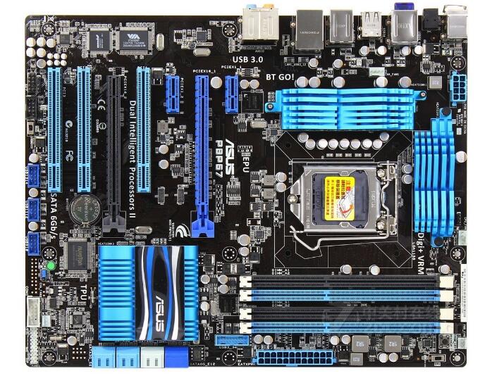 华硕1155针支持接口主板