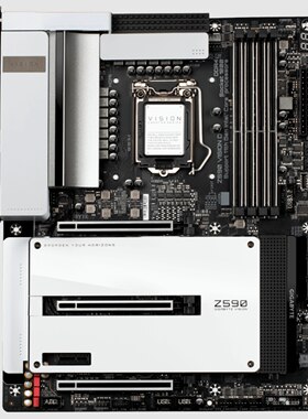 技嘉z590 vision d设计师主板1200针支持10700 11900kfcpu处理器