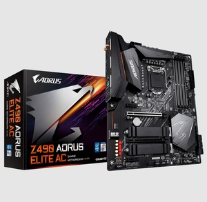 技嘉z490 aorus elite ac小雕主板1200支持10700 11900kfcpu