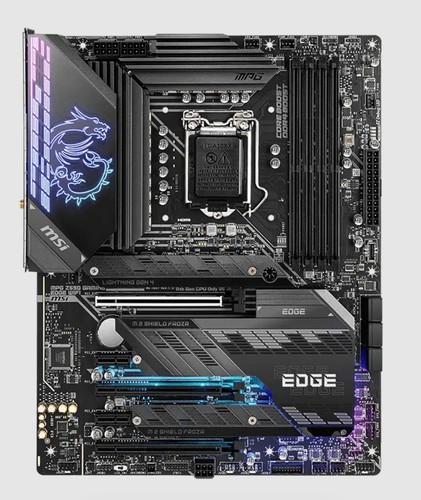 微星z590 gaming edge wifi刀锋主板1200支持1 0700 11900kf cpu
