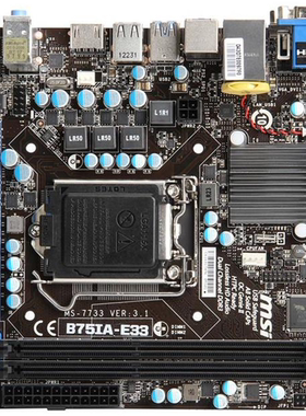 微星b75ia e33主板1155针mini ltx支持2600 2700 3470 3770kcpu
