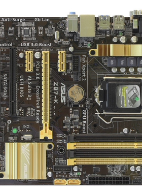 Asus/华硕Z87-K1150针主板支持i34130i54460i747704790kcpu处理器