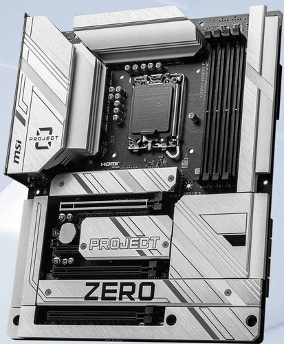 微星Z790 project zero d5内存背插主板1700针支持12/13/14代cpu