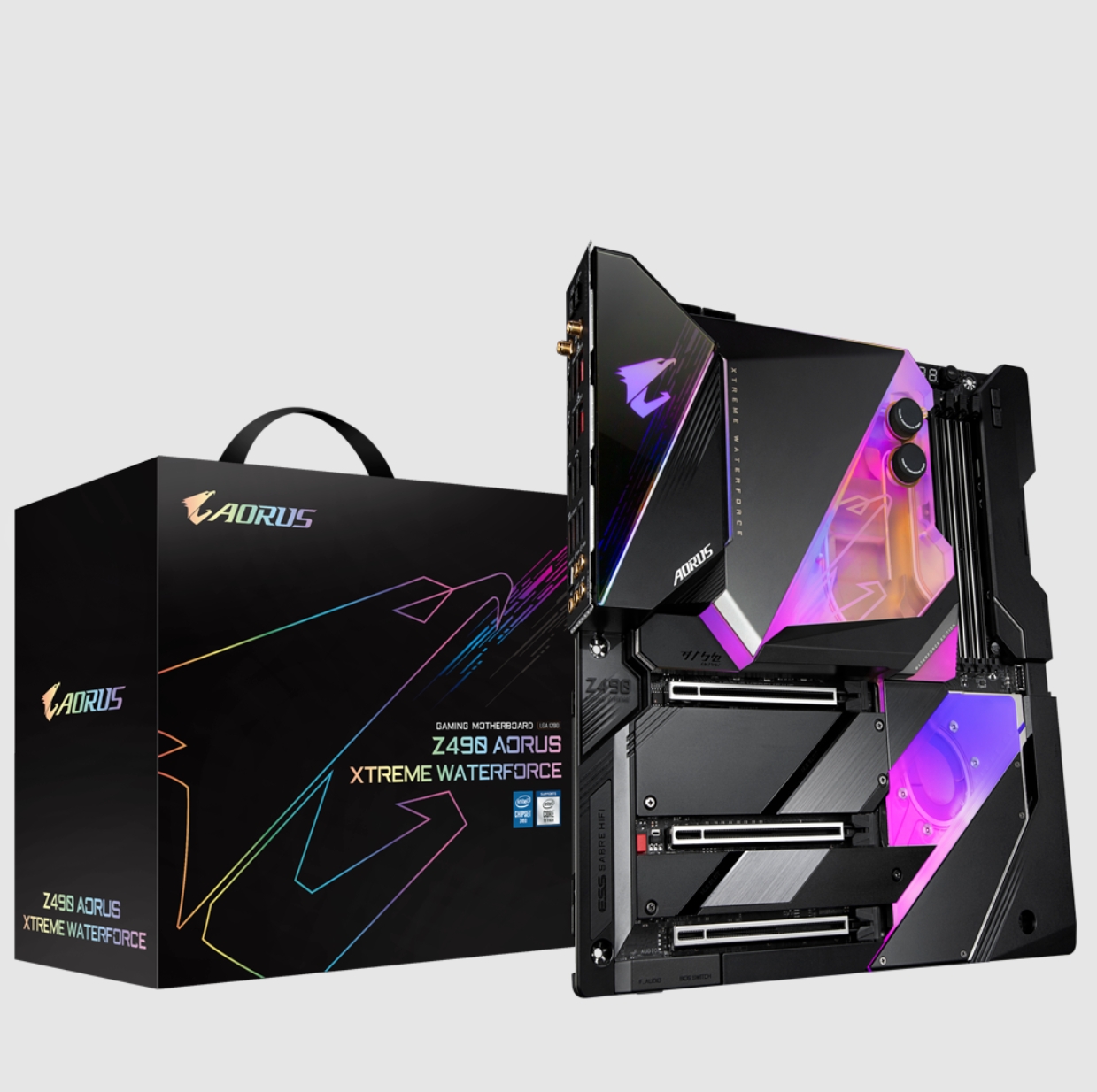 技嘉z490 aorus xtreme waterforce主板1200支持10700 11900kfcpu