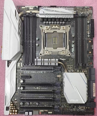 华硕PRIME X99-DELUXE II主板支持2011v3支持6800k 2380v3 2699v4