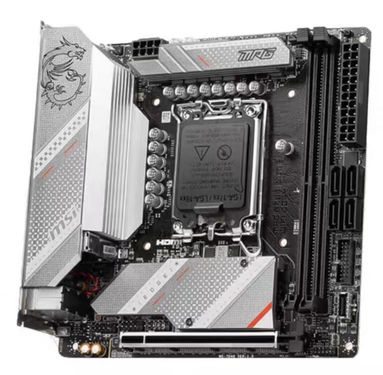 微星B760I EDGE WIFI ddr4内存主板1700支持12/13/14代CPU处理器图片