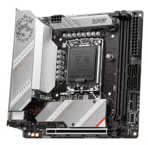 微星B760I EDGE WIFI ddr4内存主板1700支持12/13/14代CPU处理器