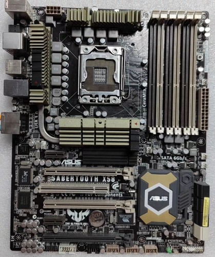 华硕剑齿虎x58台式机主板1366针支持i7 990 x5670 x5690cpu处理器