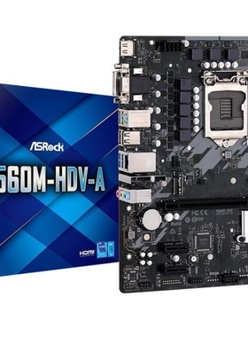 华擎B560M-HDV-A台式机主板1200支持10600 10700 11900kf代cpu