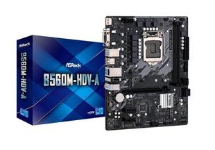 华擎B560M-HDV-A台式机主板1200支持10600 10700 11900kf代cpu