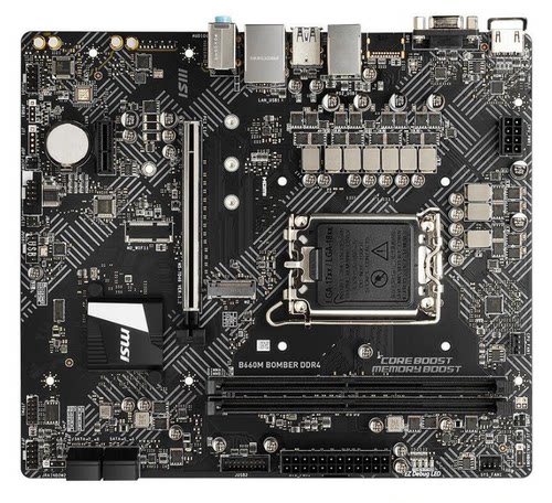 微星B660MBOMBERDDR4支持12代