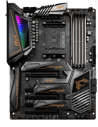 微星MEG X570 ACE主板AMD4 锐龙 3600X/3800X/5950Xcpu台式机主板