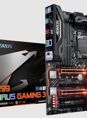 技嘉X299 AORUS Gaming 3主板2066支持i77800xi9 9900x10980xcpu