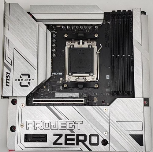 微星B650M PROJECT ZERO WIFI背插联名主板am5支持7800x3d 9950x