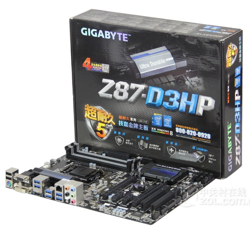 技嘉Z87-D3HP1150针主板支持i341304150i54460i747704790k处理器