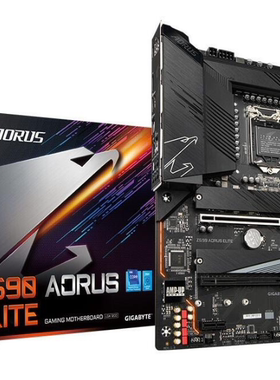 技嘉Z590 AORUS ELITE 1200小雕主板1200支持10700 11900kcpu