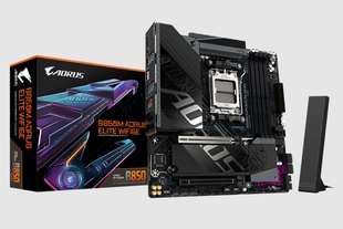 技嘉b850m aorus elite wifi6e小雕主板am5支持7800x 9700x 9950x