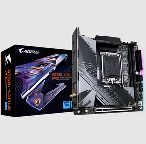 技嘉B760I AORUS PRO D5内存1700迷你雕主板支持12/13/14代处理器