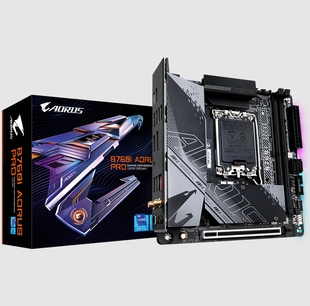 技嘉B760I AORUS PRO D5内存1700迷你雕主板支持12/13/14代处理器