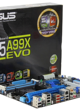 Asus/华硕M5A99X EVO AM3+主板支持FX8370 6120 8350 9590cpu