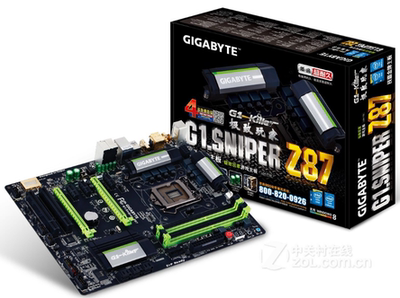 技嘉 G1.Sniper Z87主板1150针支持g3220i34150i54770i7 4790kcpu