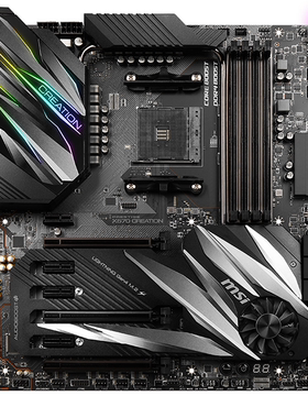 微星PRESTIGE X570 CREATION支持AMD4 锐龙3800/5950Xcpu创世主板