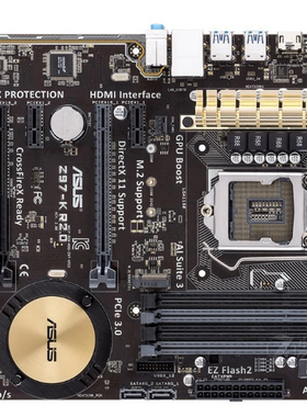 华硕Z97-K R2.0主板1150针支持g3220i34130i54460i747704790kcpu