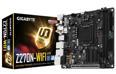 技嘉Z270N-WIFI主板1151针itx支持i565006600i767007700kcpu DDR4