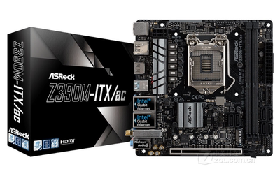 华擎z390m-itx/ac1151针支持主板