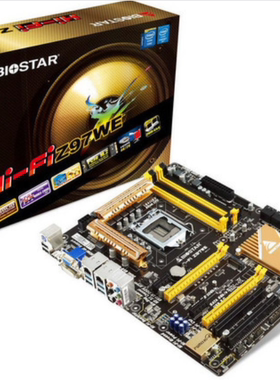 映泰HIFI Z97WE1150针主板支持i34130i54460i747704790kcpu处理器