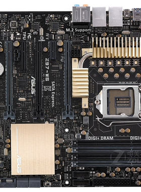 华硕 Z97-WS1150主板支持g3220i34130i54460i747704790kcpu处理器