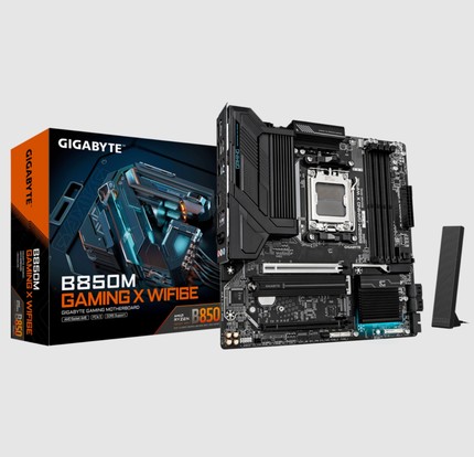 技嘉b850m gaming x wifi6e主板am5支持7800x3d 9700x 9950xcpu