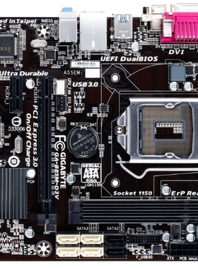 技嘉B85M-D3V1150针主板支持g3220i34130i54440i74690i74790kcpu