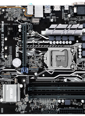 华硕PRIME Z270M-PLUS主板1151支持i5640065006600i767007700k