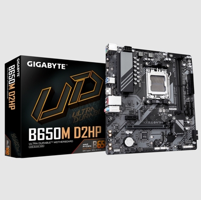 技嘉B650M D2HP台式机主板am5接口支持7800x 9950xcpu处理器