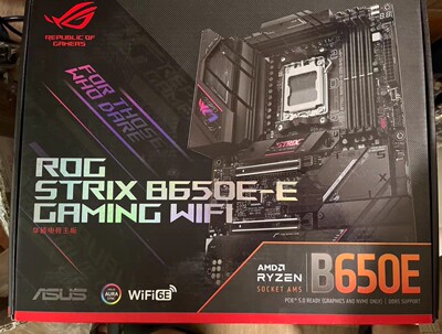拍前询价:ROG STRIX B650E-E GAMING WIFI AM5主板支持R7 7950xc
