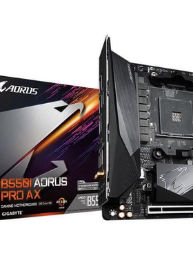 技嘉B550I AORUS PRO AX AM4台式机主板支持R5 5600G R7 5800Xcpu