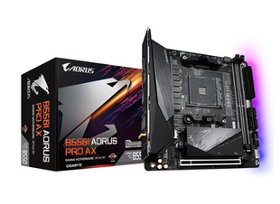 技嘉B550I AORUS PRO AX AM4台式机主板支持R5 5600G R7 5800Xcpu