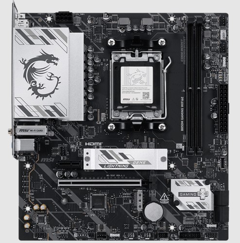 微星b850m gaming wifi6主板am5支持7800x 9700x 9950xcpu处理器